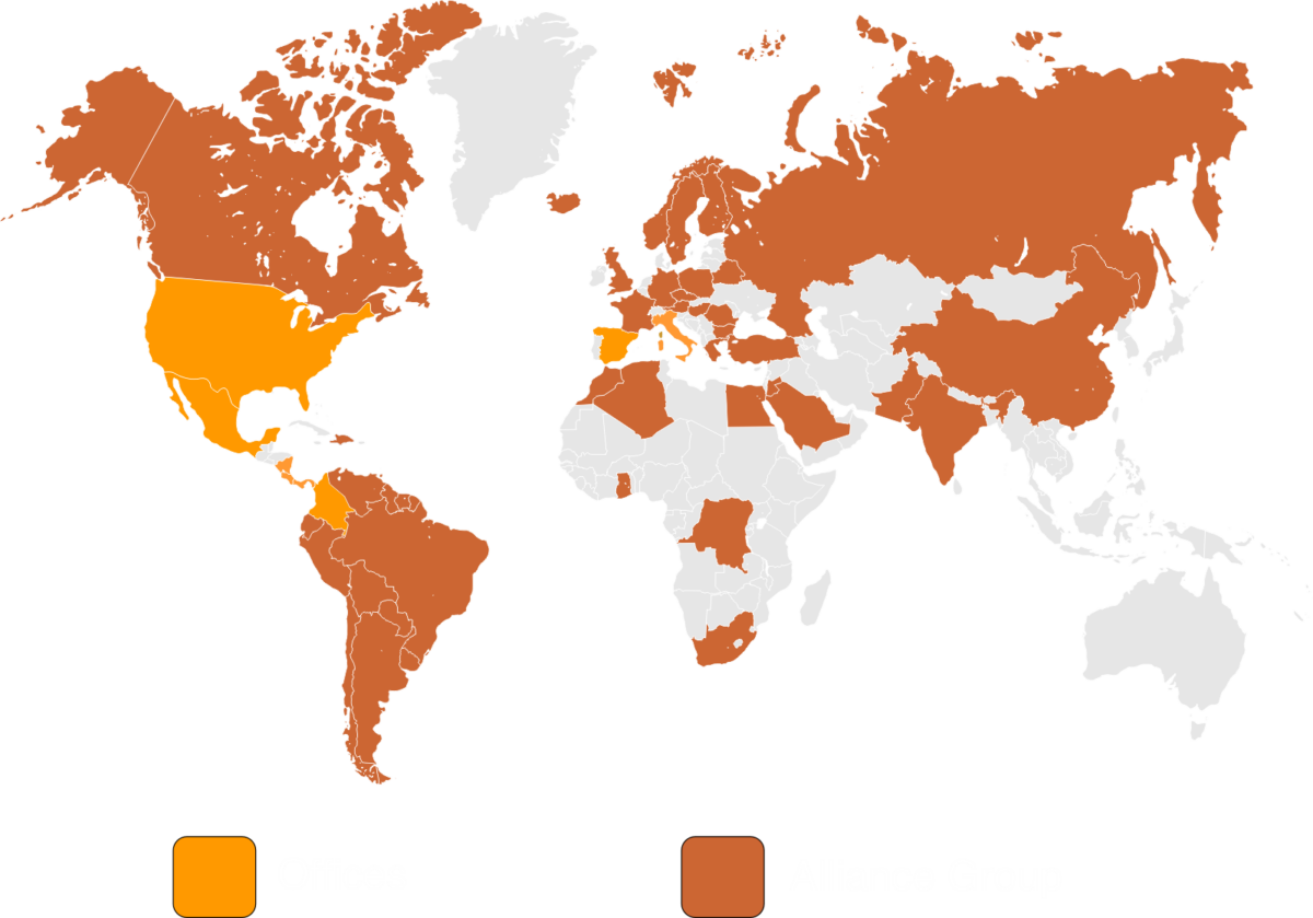 Mapa Operación Global